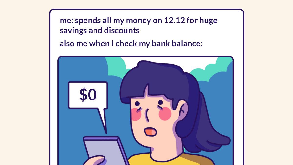 POV: You Realise You've Been Spending Too Much