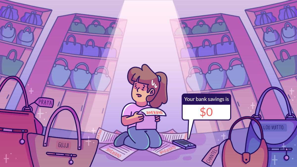 I Own Dozens Of Luxury Bags, But I Had Little Money To Buy Food