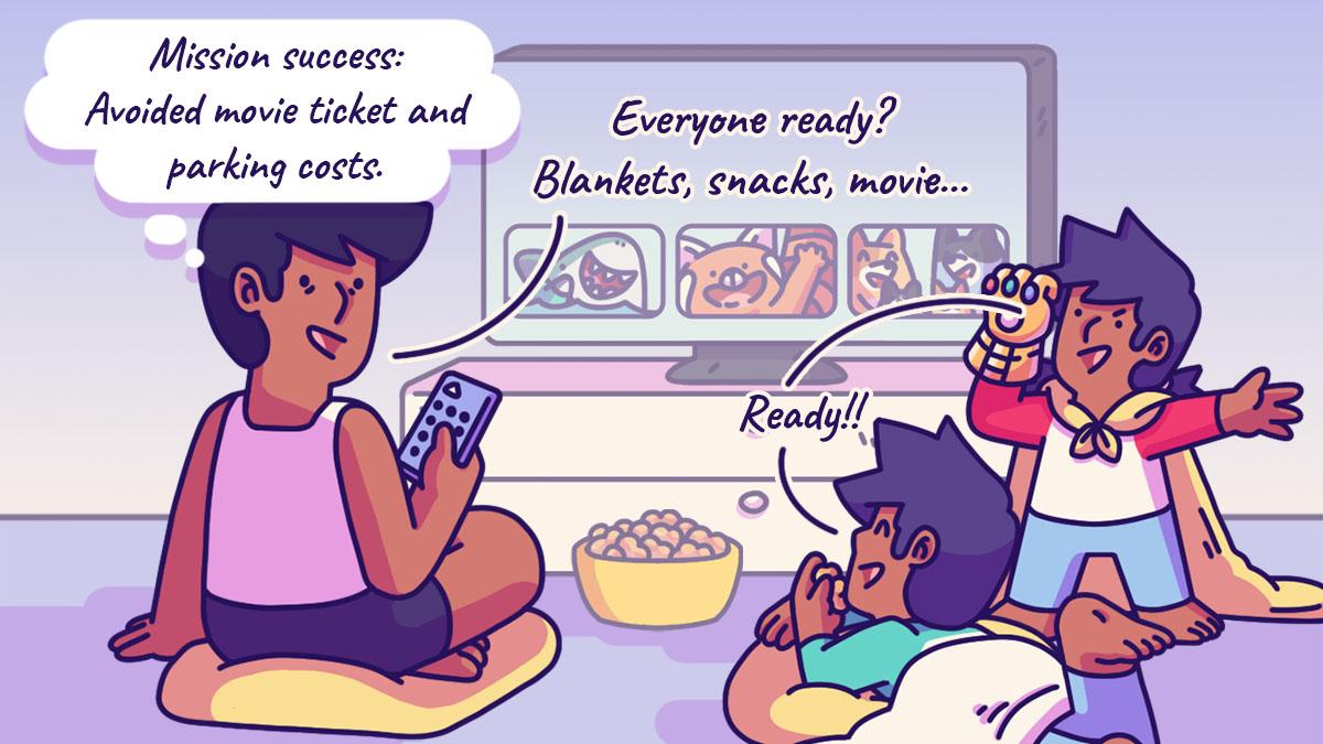 Everything You Need To Create The Best Movie Night At Home With Only S$10